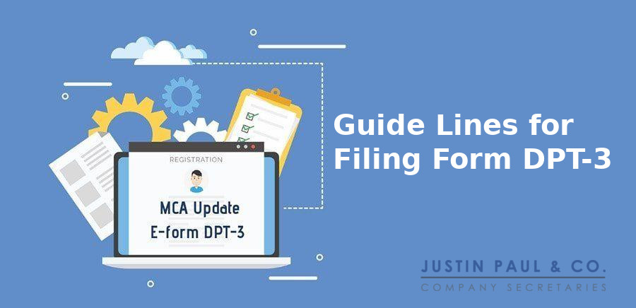 form dpt-3 filing to MCA